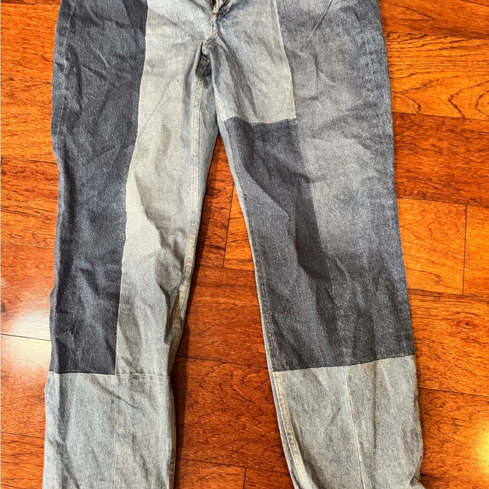 Rag & Bone Stretch Miramar Nina Cigarette Byron Patch Work Jeans in
Blue Size 32 - Picture 3 of 5
